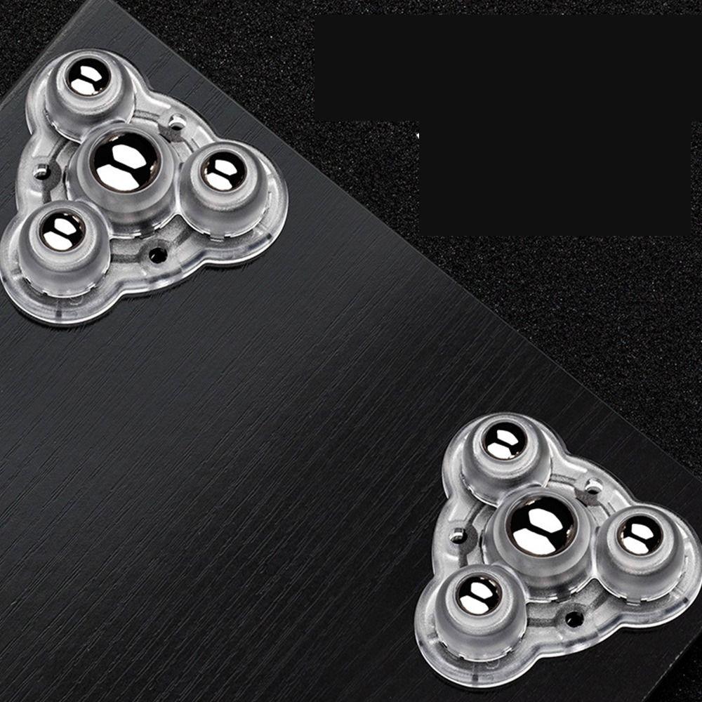 4pcs Self-Adhesive Universal Wheel 360° Rotation Swivel Casters Durable Universal Pulley  Furniture