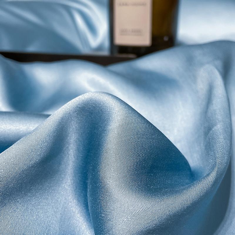 Pure Natural Tencel 48cm*74cm Pillowcase Solid Color Pillow Case Cover designed for Bedroom Practical Household Product