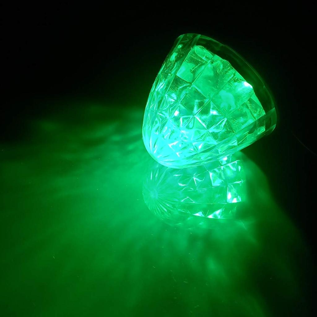 Customize 24V Truck LED Marker Lamp Side Marker Plated Ring 8 Sides Crystal Cut