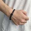Astrology Themed Handmade Gemstone Bracelet With Geometric Shape For Couples And Travelers