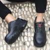 Labor Insurance Shoes Men's Breathable Anti-smash and Anti-stab First Layer Cowhide High Temperature Special Outsole Work Shoes