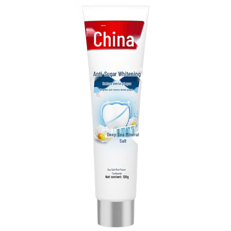 

Zhonghua Anti-Sugar Whitening Toothpaste, Sea Salt Mint, 130g