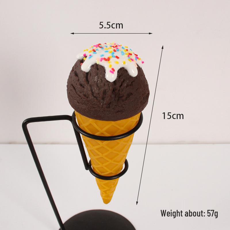 PVC Faux Ice Cream Cone for Display & Play
