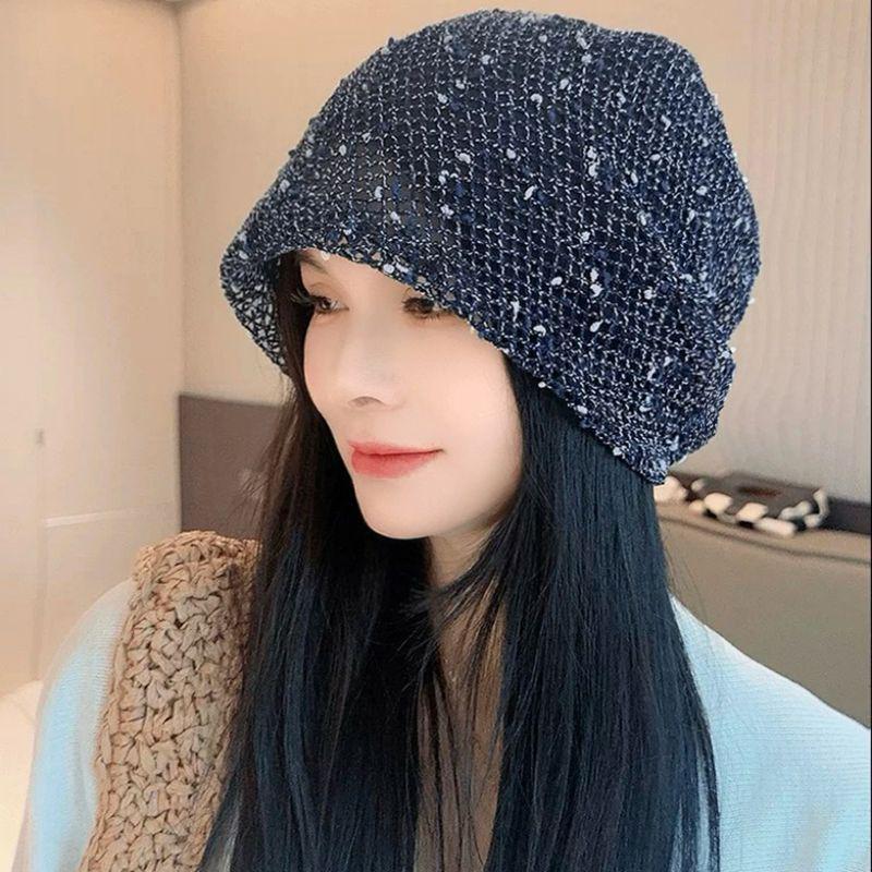 Lightweight Slouchy Knit Beanie - Breathable and Versatile Headwrap