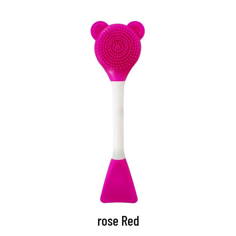 Bear-Shaped Double-Headed Cleansing and Makeup Brush Tool