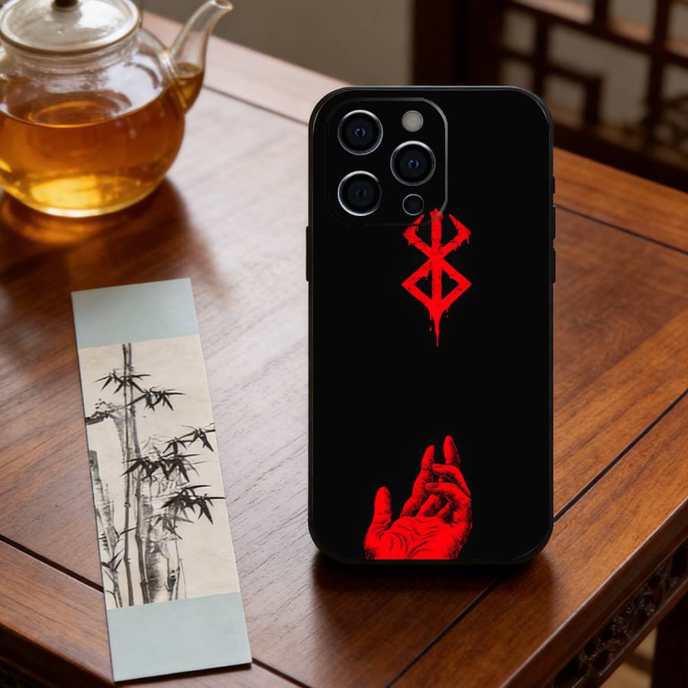 Anime B-Berserk Phone Case Silicone Soft For IPhone 17 16 15 14 13 12 11 X XR Plus Pro Max Plus