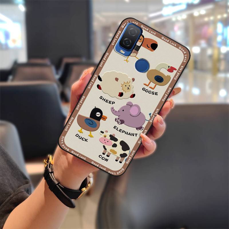 Anti-knock Fashion Design Phone Case For TCL 304 Silicone Dirt-resistant Cute Anti-dust Waterproof TPU Soft Case Cartoon