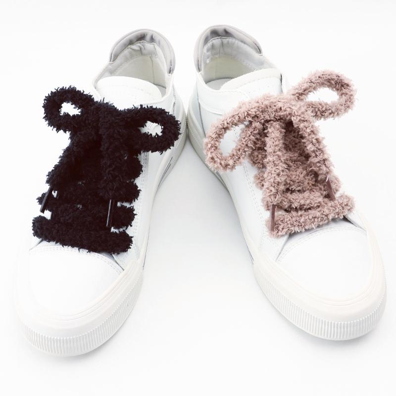 1Pair fashions 1cm wide round plush shoelace Sneakers flat shoes Casual shoelaces 80/100/120/140/160cm Shoelaces for shoes