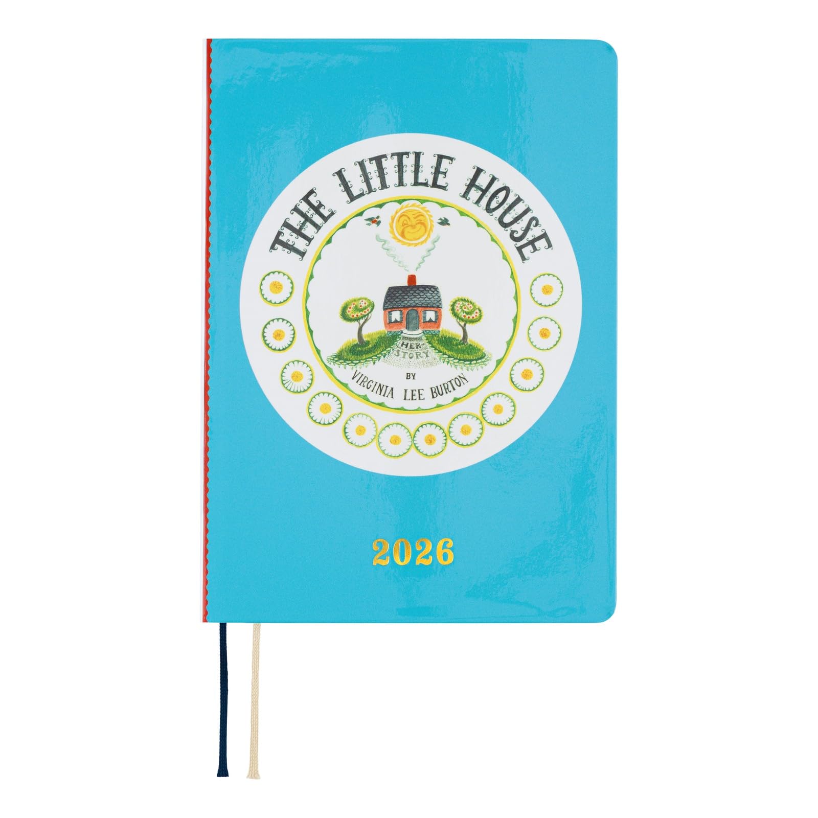 

Hobonichi Techo 2026 HON Издание на английском языке Вирджиния Ли Маленький домик Страница на Пер Бертон/The [A6/1 день/Январь/Начало с понедельника]