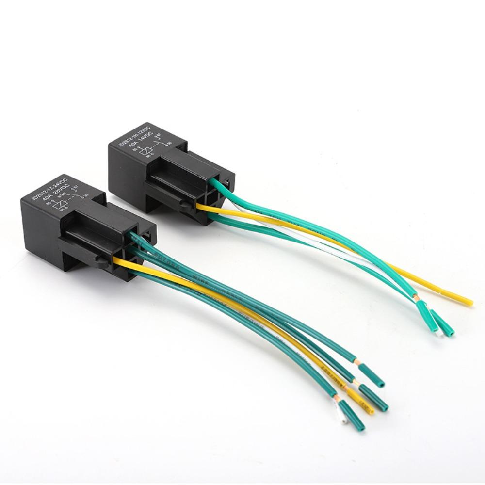 12V 24V Automotive Relay Auto Accessories High Quality 20A 40A Normally Closed Relay 5 Pin 5 Wire Car Fused Relay Relays 5