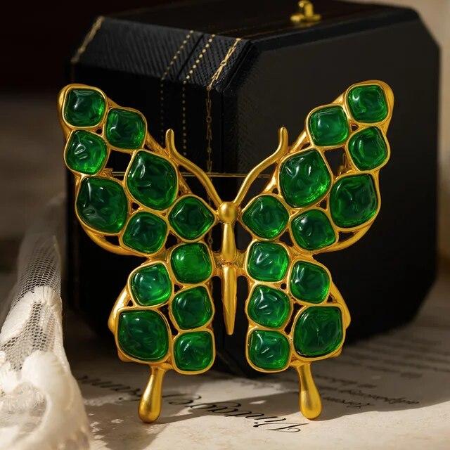 

Винтажные антикварные броши-бабочки для женщин и мужчин, ювелирные изделия с насекомыми, изысканный нишевый дизайн, аксессуары для пальто, булавки, брошь, подарок