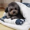 Cat Cave Bed Sleeping Bag Self-Warming Calming & Cosy Pad Cushion with Pillow
