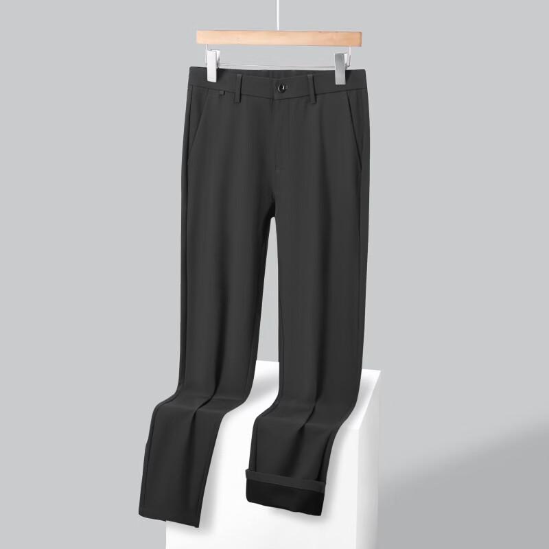 Firstview Men's Casual Straight Business Suit Pants