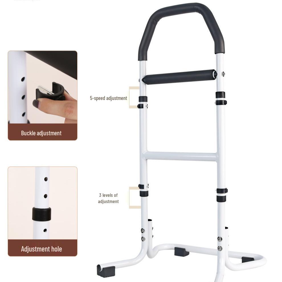 Senioren Bett- & Toilettenhandlauf: Unterstützt sicheres Stehen, kein Bohren erforderlich, Anti-Fall-Design