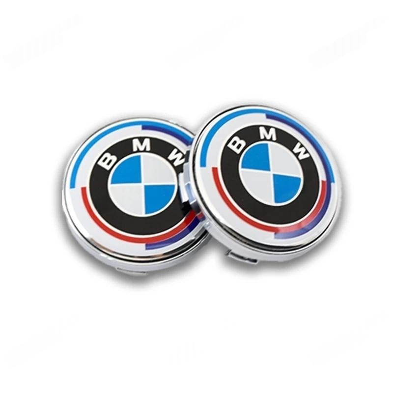 4Pcs 56mm 60mm ABS Aluminum Wheel Center Hub Cap Badge For BMW E46 X3 G30 G01 F40 G05 G22 G06 Auto Exterior Tuning Accessories