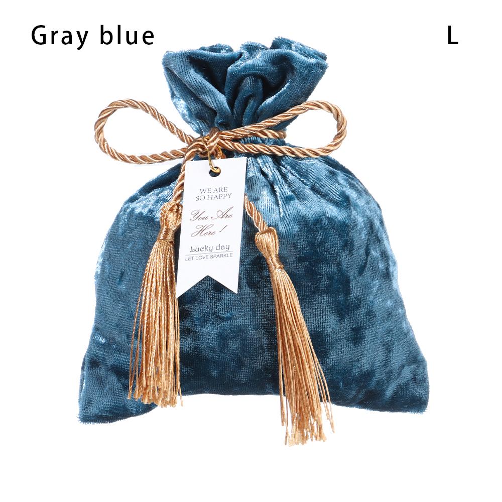 Fashion Velvet Candy Bag Drawstring Pocket Tassel Bag Dust Protect Wedding Party Jewelry Organizer Candy Pouches Gift Bags