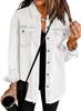 Neue gewaschene Denim-Hemdjacke Damen Herbst und Winter Persönlichkeit Streetstyle Kanten Saum Jacke Damen