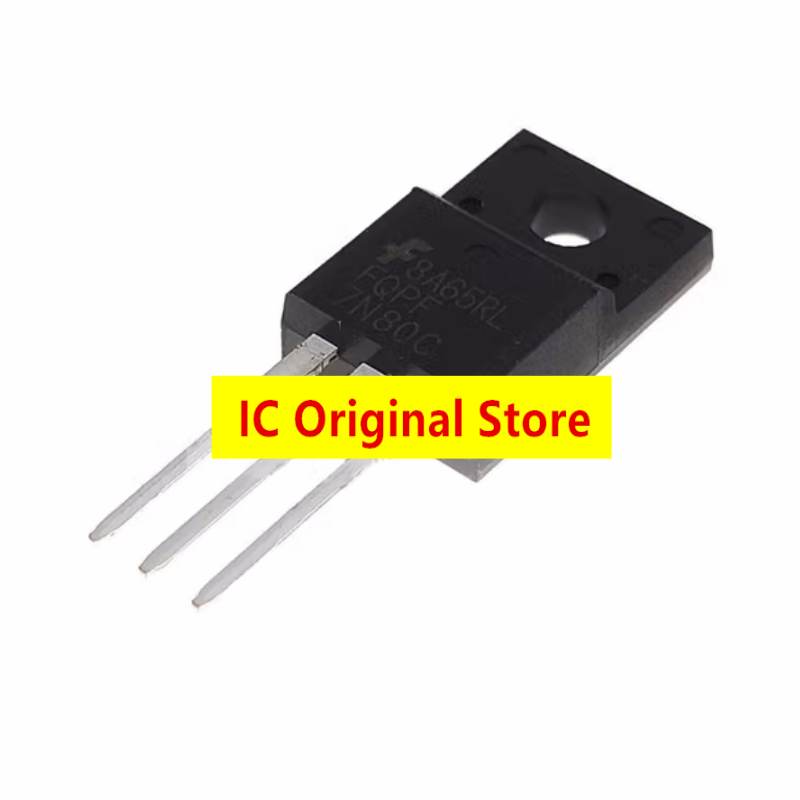 20pcs FQPF7N80C Import Original TO-220F 6.6A 800V 7N80C The Field Effect Tube Inverter Switch Power MOS Transistor FQPF7N80