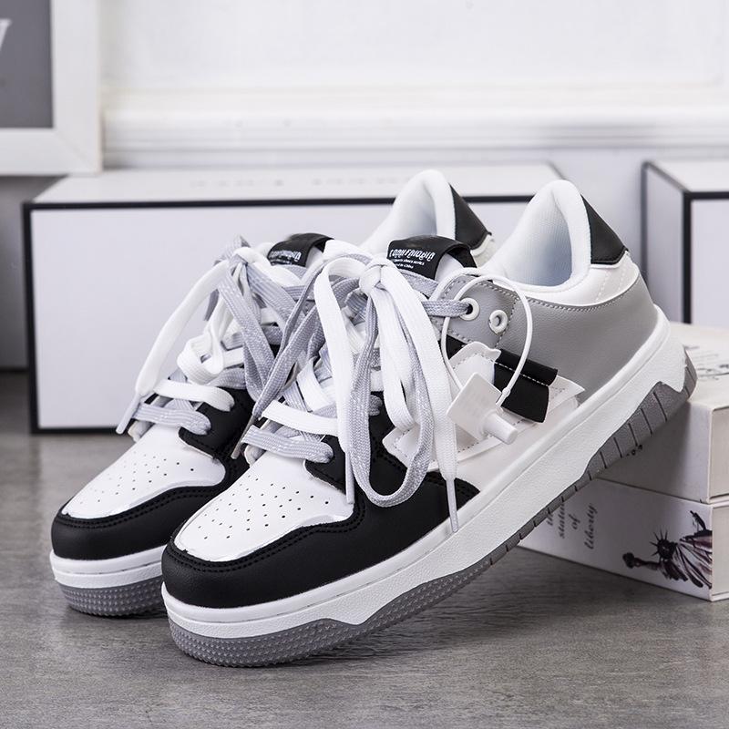 Fashion New Men's Sneakers Couple's Thick Bottom Wear resistant Outdoor Running Shoes Women's Fashion Trend High Top Casual Board Shoes