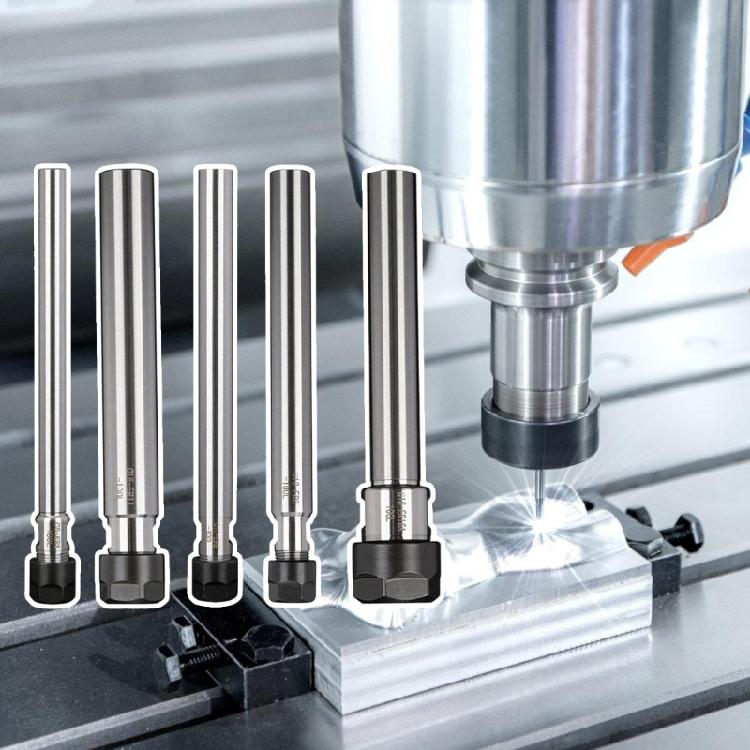 Heavy Duty Straight Shank Extension For Tool Alloy Steel 0.01mm Pulsation Control Highly Speed Milling Accessories