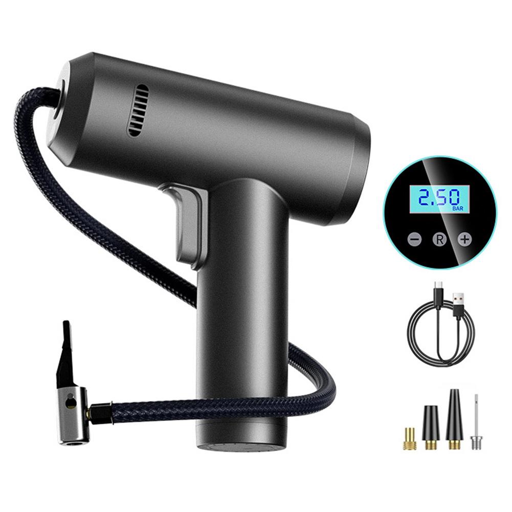 Handheld Wireless Car Inflation Pump Mini Portable Tire Inflator For Bicycle Electric Vehicles 1 Set Charging Function