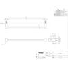 TOTO YT51S4R #SC1 pastel ivory towel rack
