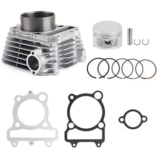 Bruce Shark Standard 70mm Serow 225 Kit with and Top End for Yamaha XT225 Serow and TTR230 & Bore-Up Cylinder, Piston, Gasket, (1992-2000), TTR225,