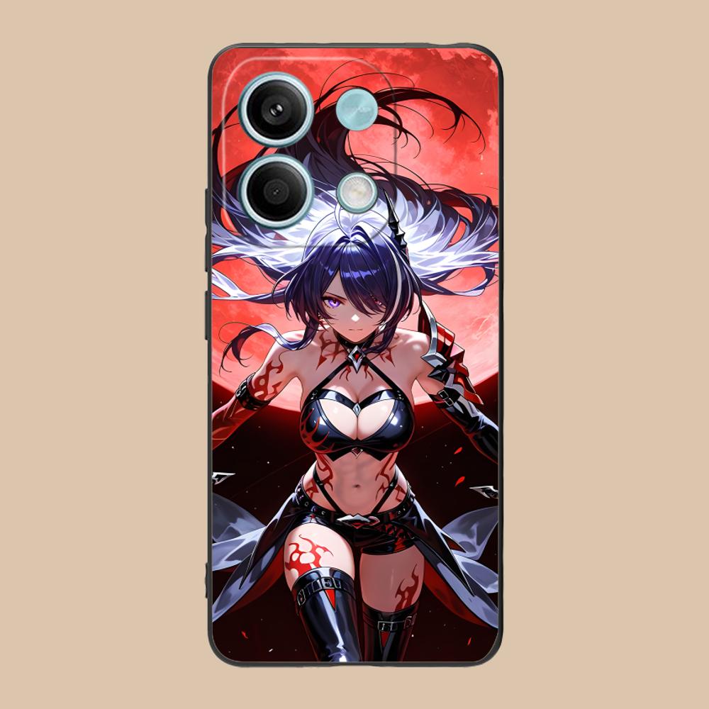 HSR Acheron Matte TPU Mobile Phone Case for POCO F8 F7 F6 F5 F4 F3 F2 Pro GT C75 C71 C65 C61 C40 Pro Ultra Colorful Cover