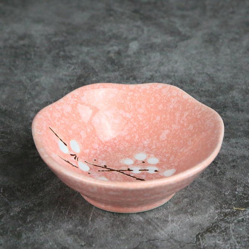 Ceramic Taste Dish Small Plate Mini Soy Sauce Tray Saucer Seasoning Bowl Jam Nut Porcelain Tableware Household Kitchen Supplies
