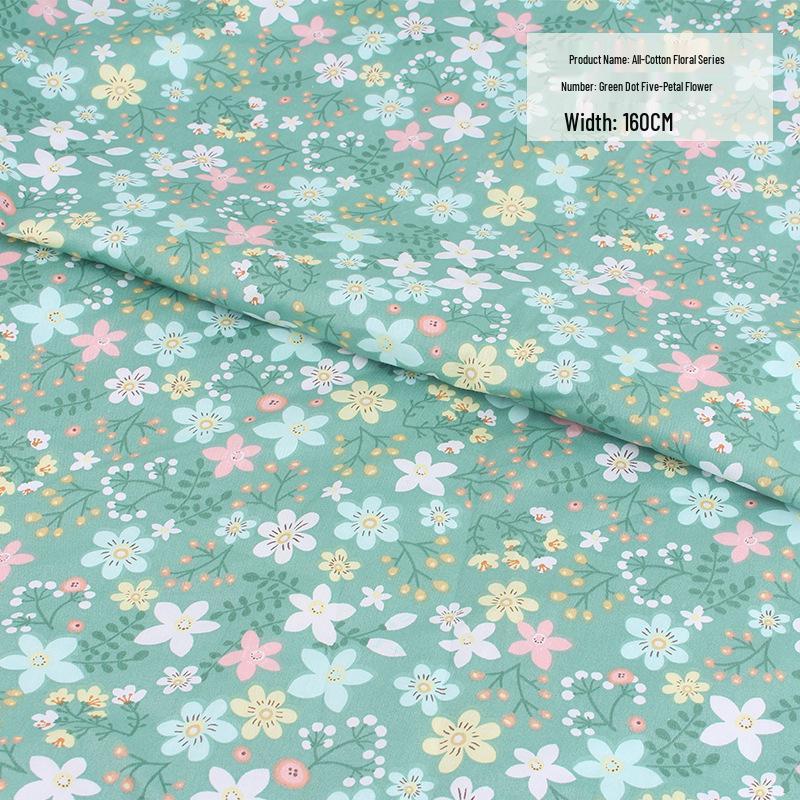 Strictly Selected Floral Print Cotton Twill Fabric for Baby Dress & Kids' Bedding