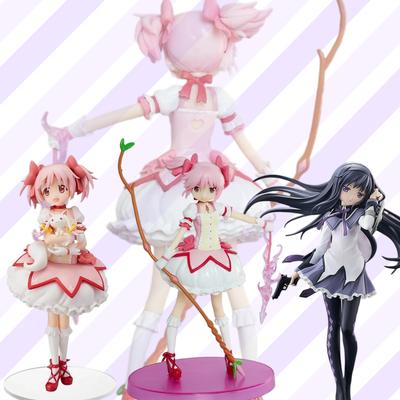 19CM Roztomilý Kaname Madoka Anime Figurka Model Hračky PVC Akční Figurka Soška Stolní Dekorace Kawaii Panenka Sváteční Dárek
