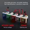Dual Display Square Hour Meter Precision Timing LED High Brightness Counter Plastic for Power Communication & Machinery
