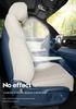 25 JiKe 009 All-Season Suede Car Seat Cushion with Full Coverage Ventilation for Sixth and Seventh Seats