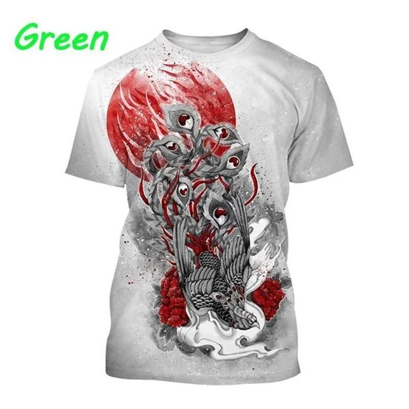 Warrior Armor Tattoo Art Men's 3D T-shirt, Summer T-shirt, Short Sleeve, Halloween Tattoo T-shirt