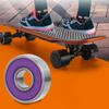 Kit de 8 roulements à billes miniatures 608 pour skateboard et trottinette(violet 7)