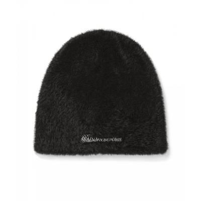 Thisisneverthat Flauschige Beanie ohne Umschlag Tiefschwarz