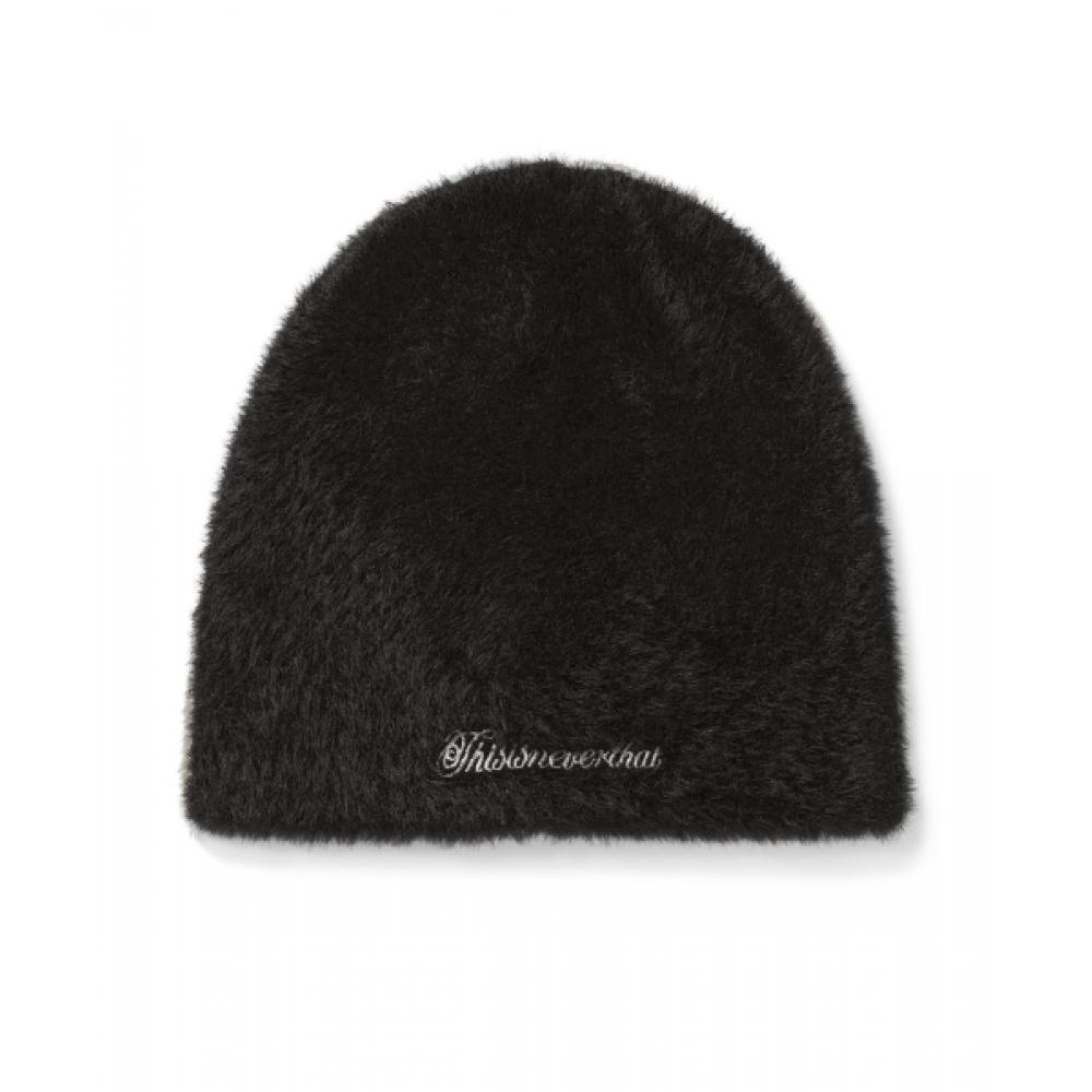 Thisisneverthat Shaggy No Cuff Beanie Off Black F