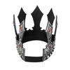 King Crown Headwear for Weddings and Masquerades Adjustable Cownpiece Antique Tiaras for Stage Performances