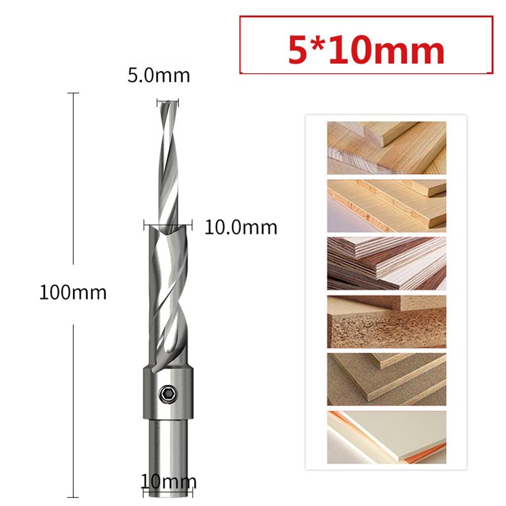 Professional Woodworking Tool Double Hole Opener Countersink Drill Bit