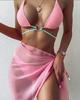 Women's Chiffon Sarong Beach Wrap Skirt - Summer Swimwear Cover-up