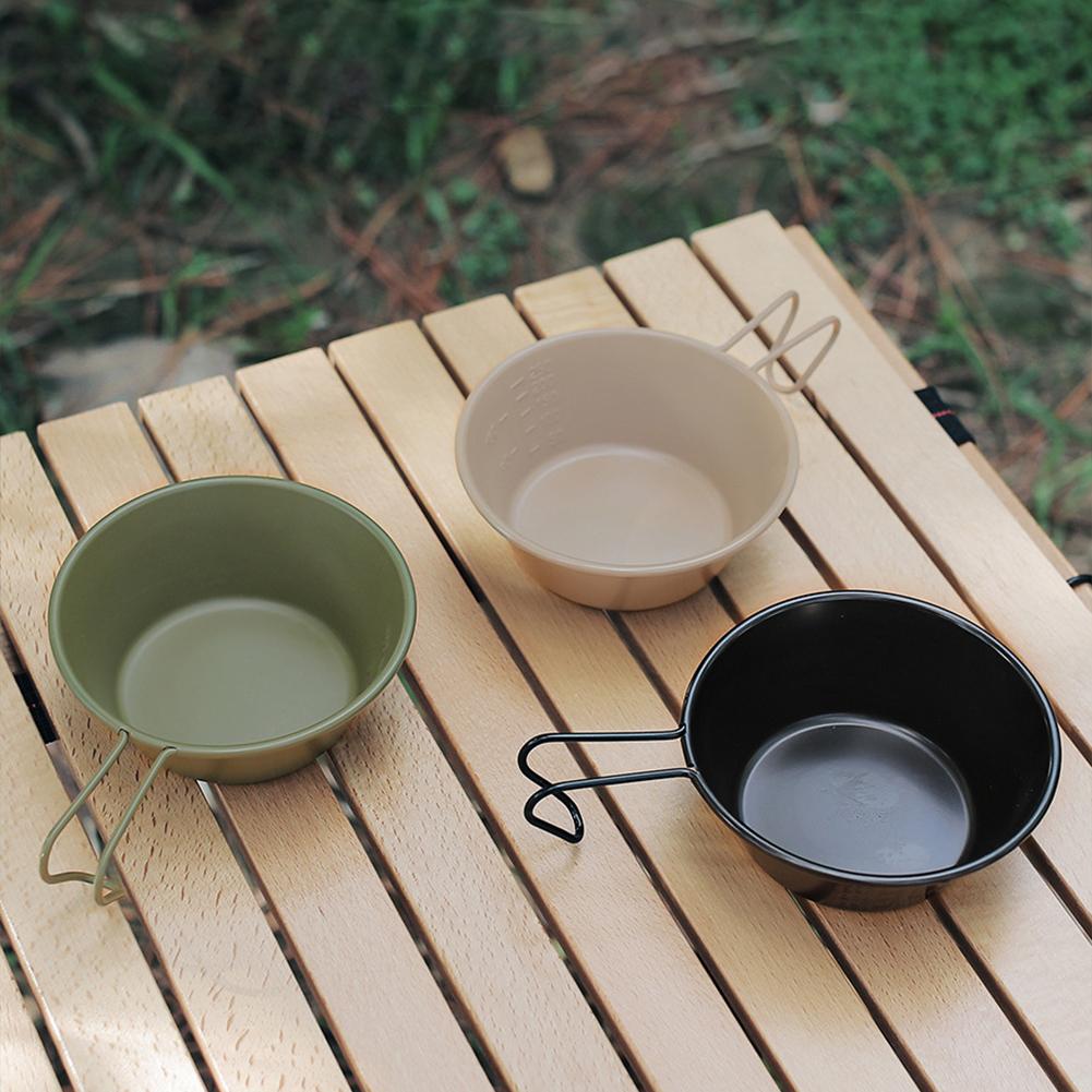 4 szt. 300 ml Miska Sierra Outdoorowa Ze Stali Nierdzewnej Przenośna Miska Kempingowa Naczynia Piknikowe Podróżne na Wędrówki z Plecakiem, Piesze Wędrówki, Podróże