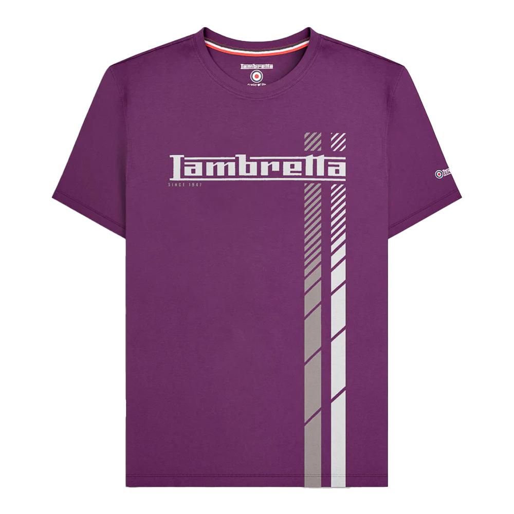 LAMBRETTA Men's SS25 Racing Stripe T-Shirt