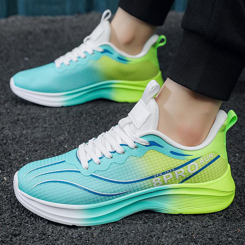 Fashion Size 50 Running Shoes Speciality Carbon Board Marathon Men Sports Breathable Lightweight Comfortable Athletic Nonskid Sneakers