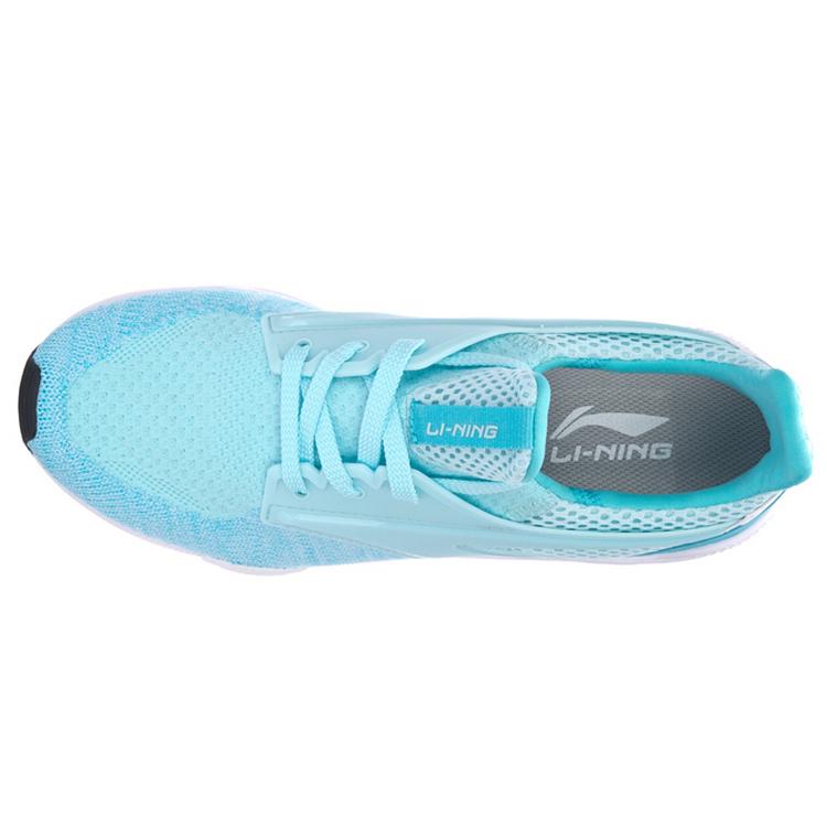 Li Ning Fabric Cushioning Slip Resistant Abrasion Resistant Breathable Lightweight Low top Running Shoes Women's AGCM052-4