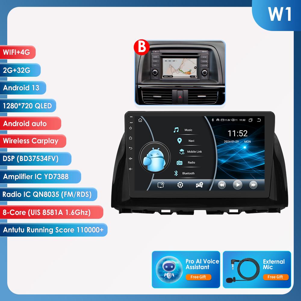 

Hizpo Для Mazda CX5 CX-5 CX 5 2012 - 2015 Автомобильный Радио Мультимедиа Видео Плеер Навигация Android 10 Нет 2din 2 Din Carplay 4G-LTE RDS Интеллектуальный DVR DAB W1 B 8Bore 2G 32G AI