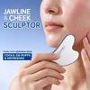 Moody Cool Contour™ Stainless Steel Gua Sha Facial Massage Tool for Face Sculpting, Lymphatic Drainage & Puffiness Reduction | Cooling Face Massage