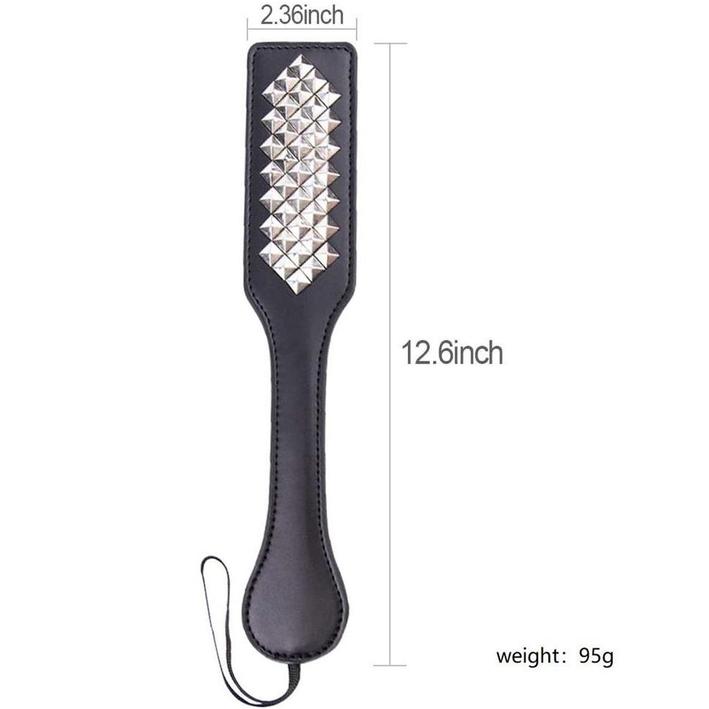 Leather Rackets Heart-shaped Whipping With Rivets BDSM Adult Games SM Bondage Equipment Whipping Adult Couple Spanking Sex Toys