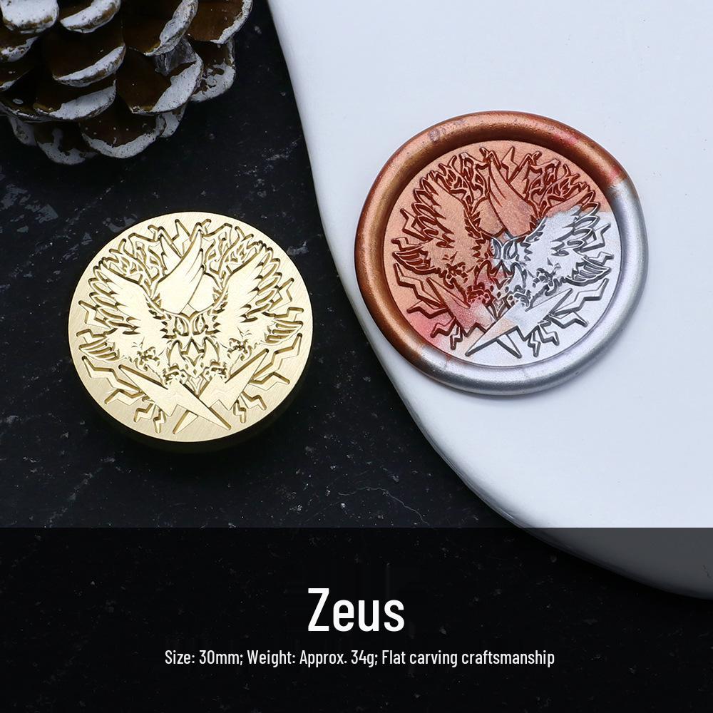 Western Fantasy Series Wax Seal Stamp - Ancient Greek Mythology Copper Head