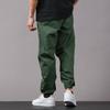 [Jerry] Easy Pants Men's One Point Logo Embroidery Cool Touch Sensation UV Cut Jogger Pants Bottoms Sports Training Outdoor Moss Green M
