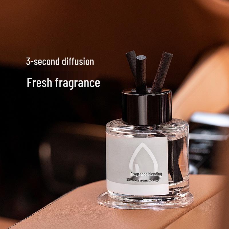Niche Aromatherapy Car Freshener: High-End Interior Ornament with Long-Lasting Light Fragrance and Odor Removal.